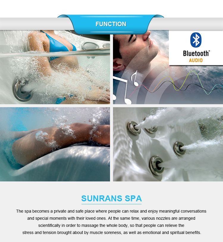 2020 Hot Sale Luxurious Hot Tub Outdoor SPA with Jacuzzi Swim Whirlpool