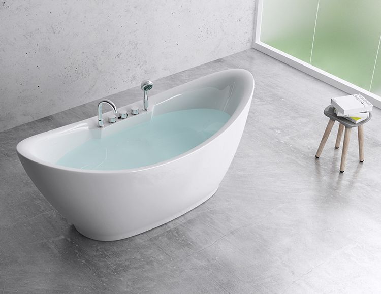 2020 New Design Oval Freestanding Tubs with Faucet for Home Use