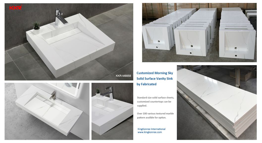 2021 Hot Selling Stone Marble Washing Stone Sink for Hotel Decoration (KKR-M8858)