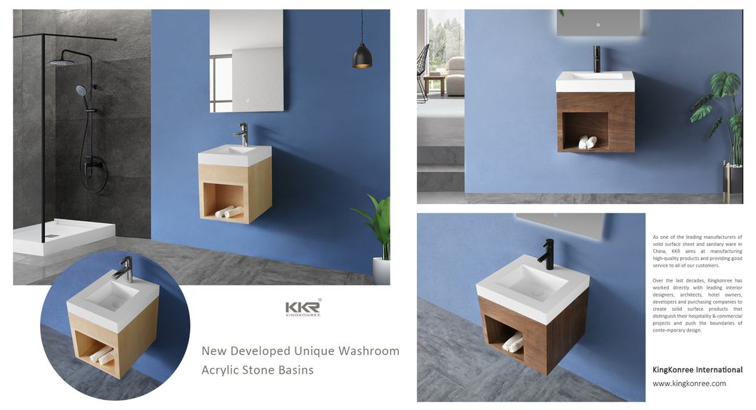 2021 Latest Design Countertop Standing Sink Italian White Marble Sink/Basin for Hotel