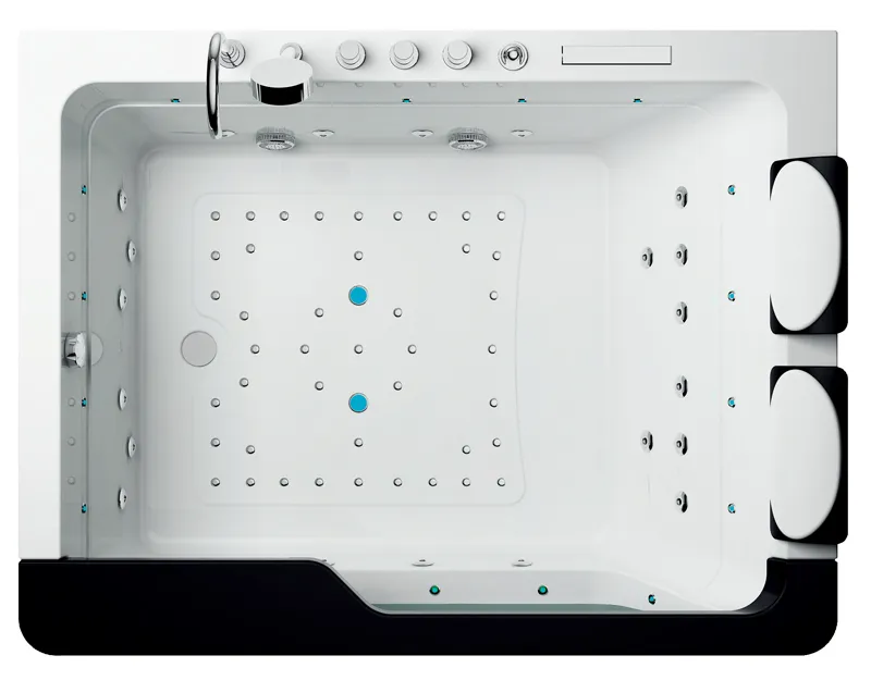Apron Install Sex Couple European Style Bathtub with Jacuzzi Function