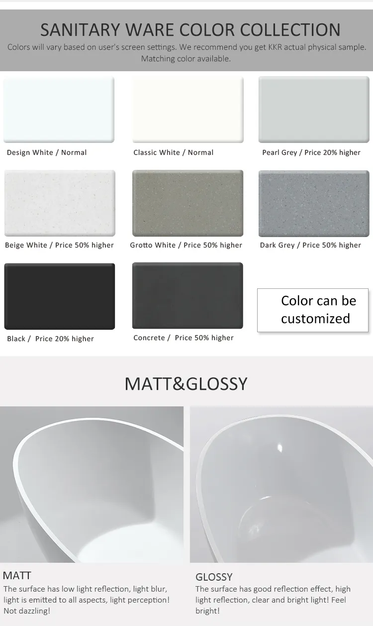 Artificial Stone Small Size Freestanding Bathtub Bathroom Soaking Tub