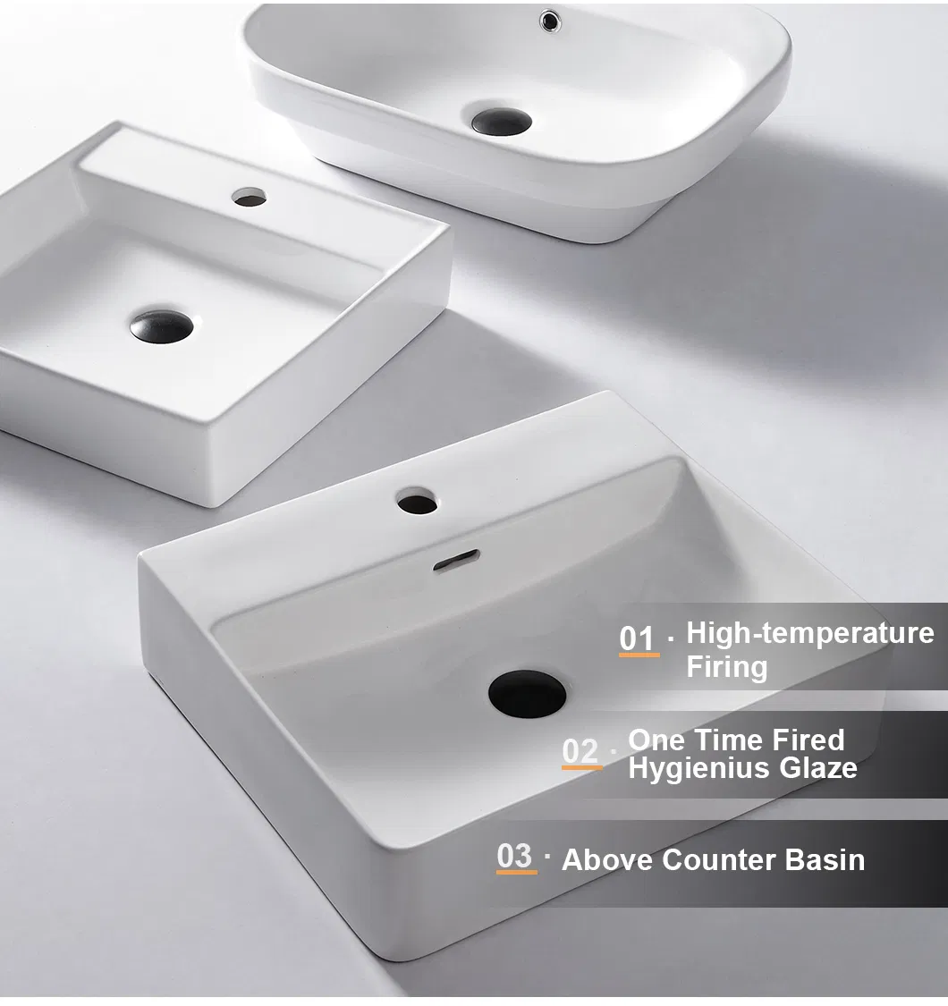 Bathroom Above Counter Egg Shape Oval Bowl Ceramic Vessel Vanity Sink Art Basin - White Porcelain - with Pop up Drain Stopper