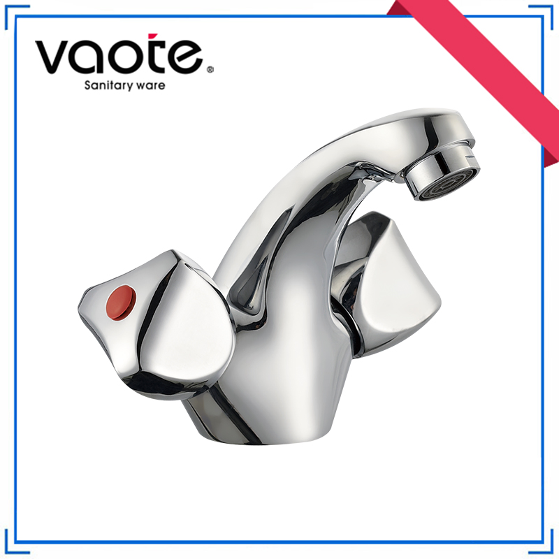 Bridge Mixer Double Handle Kitchen Sink Faucet (VT 61806 )