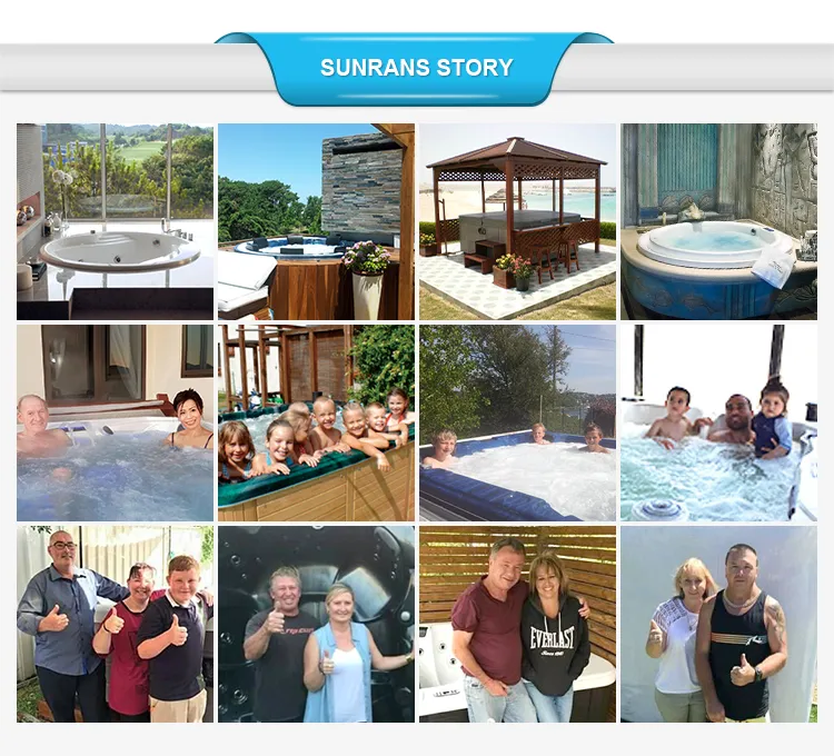 Ce Approved Luxury Outdoor Jacuzzi Massage Swim SPA Above Ground Pool