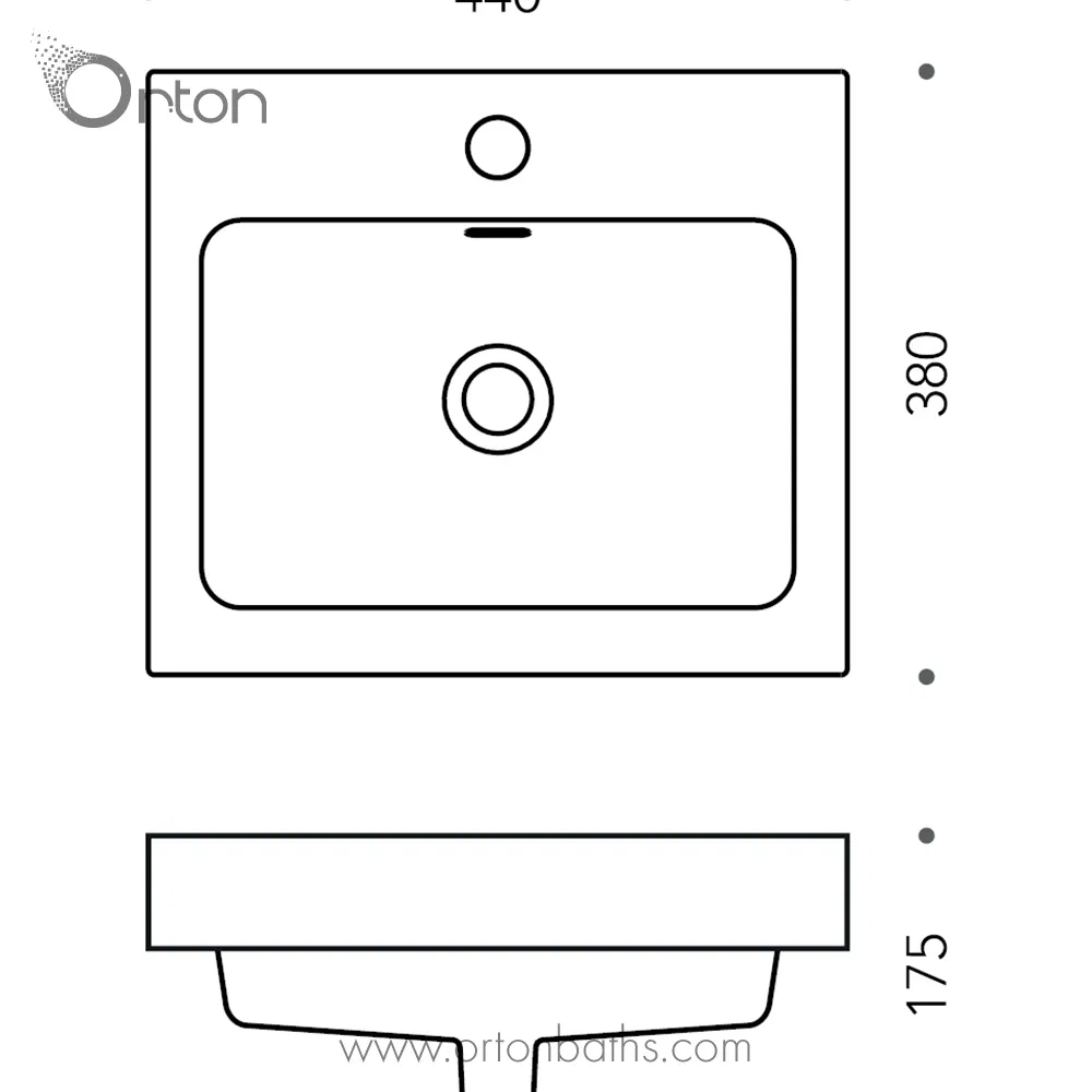 Ceramic Inset Basin Sink