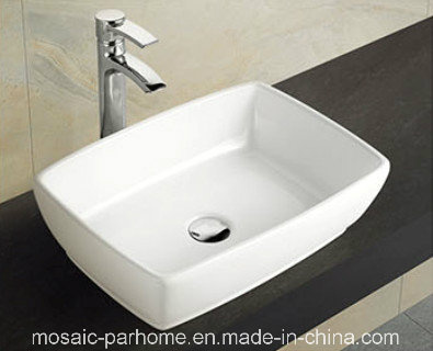 China Manufacturer Wholesale Counter Top Ceramic Art Sink 8019