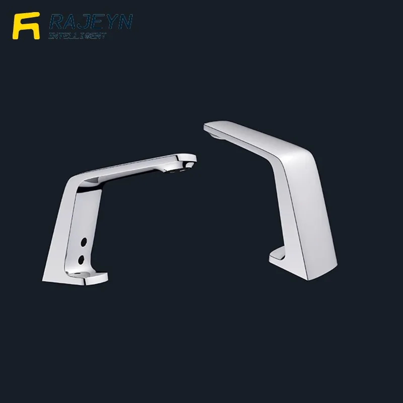 Chroming Smart Automatic Sensor Touch Free Basin Faucet for Bathroom