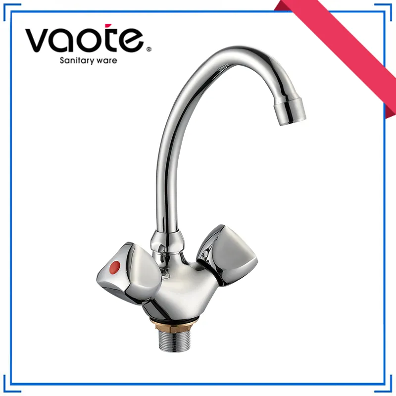 Cold and Hot Water Sink Mixer Double Handle Faucet (VT 61805)