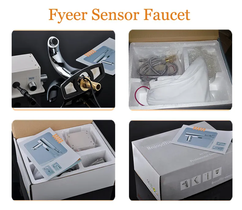Fyeer High Body Waterfall Automatic Sensor Faucet