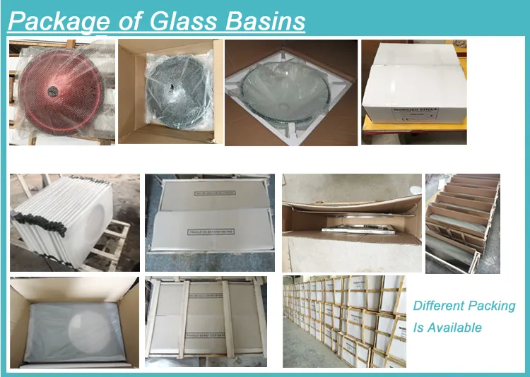 Glass Bathroom Vanities Set (BLS-2128)