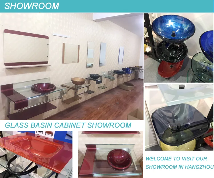 Glass Bathroom Vanities Set (BLS-2128)