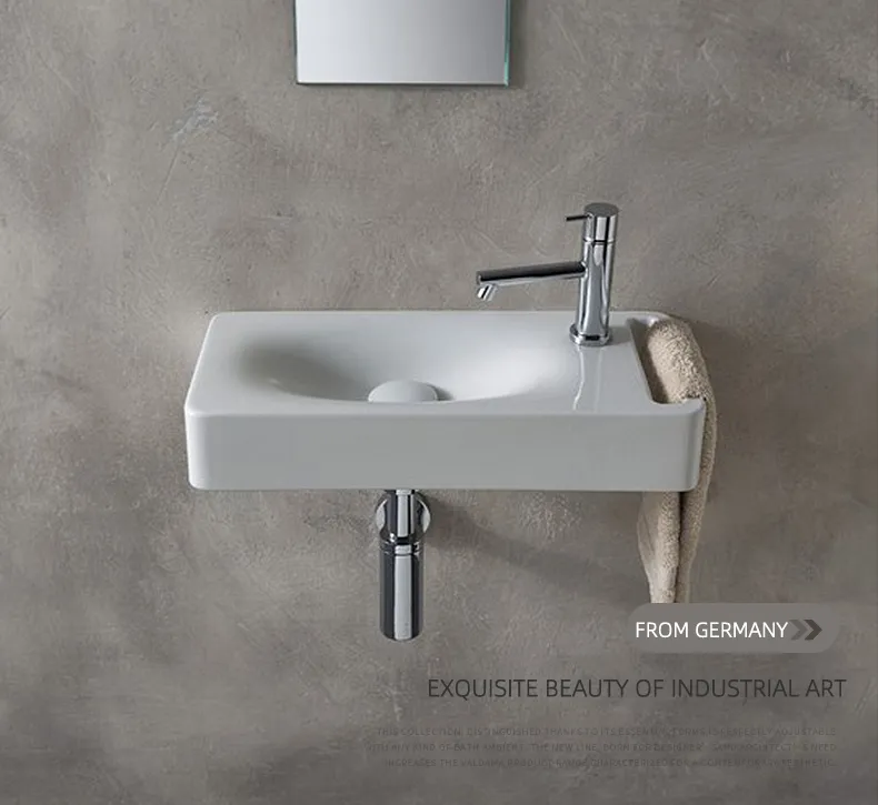 Hanging Washbasin Ceramic Washstand Small Family Wall Hanging Washbasin Washbasin Mini Washbasin