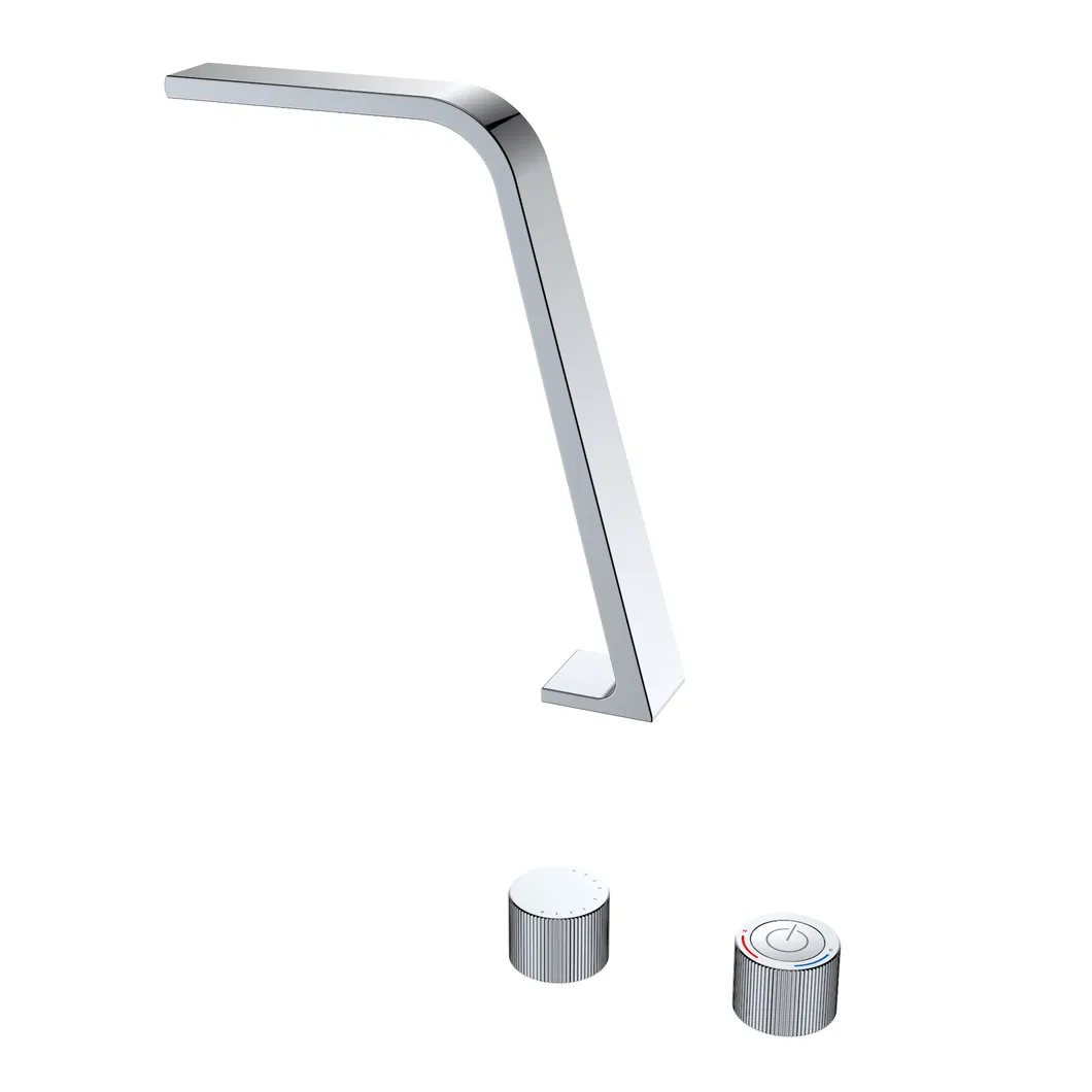 High Quality Brass Tap Split Sink Sanitary Ware Bathroom Latest New Design Faucet Basin Mixer Tap (ZF-2021C)