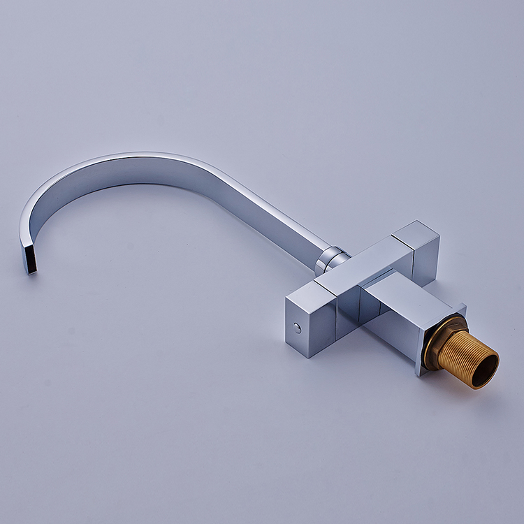 Hot Sale Dual Square Handle Kitchen Sink Mixer Tap