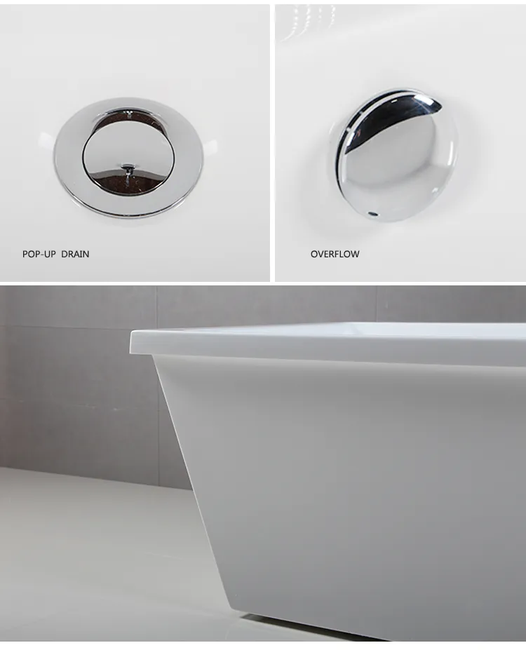 Hot Tub Floor Standing Alone Freestanding Bathtub Wtm-2001A