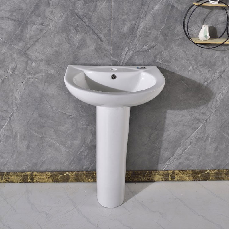 Ceramic Column Type Basin
