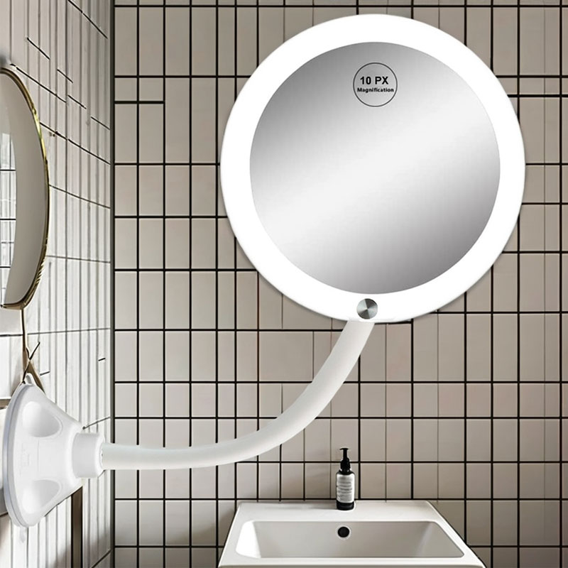 Magnifying Mirror with Lights