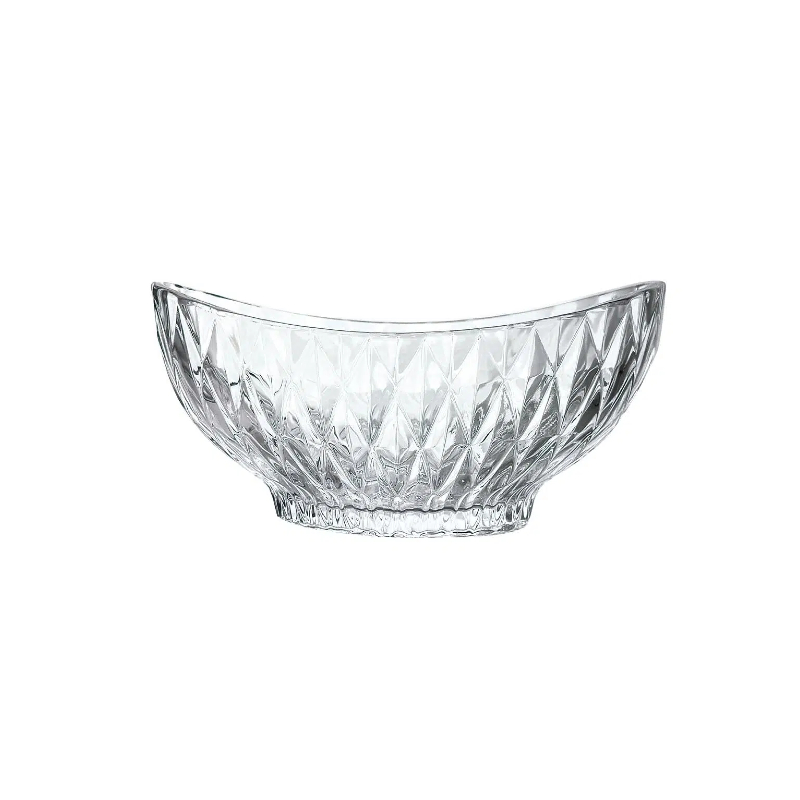 Glass Crescent-shaped Fruit Plate