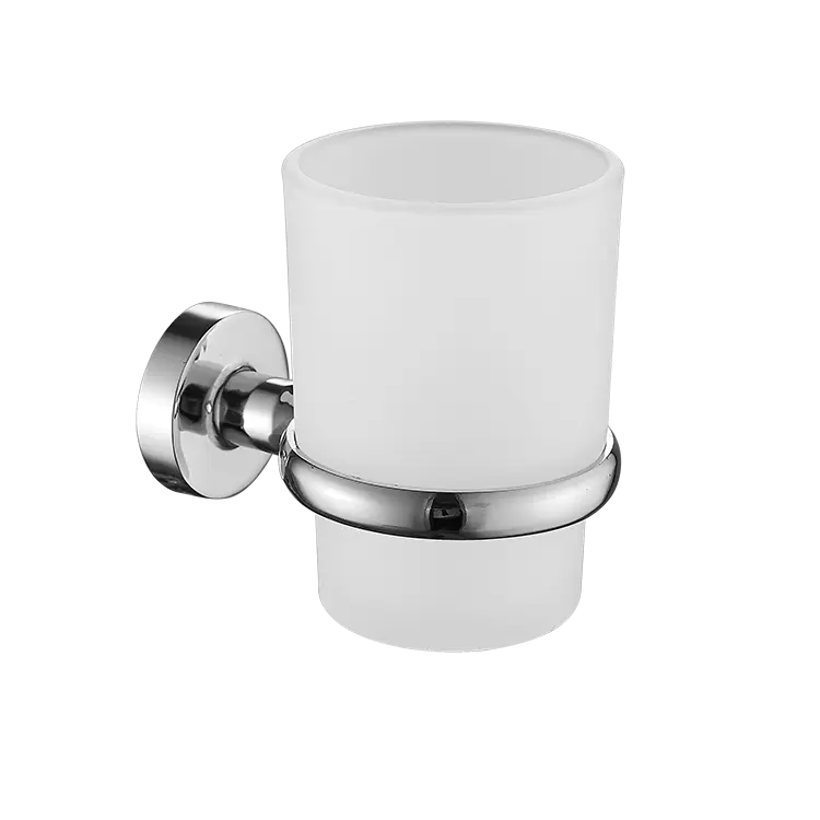 Bathroom Stainless Steel Single Tumbler Brush Holders