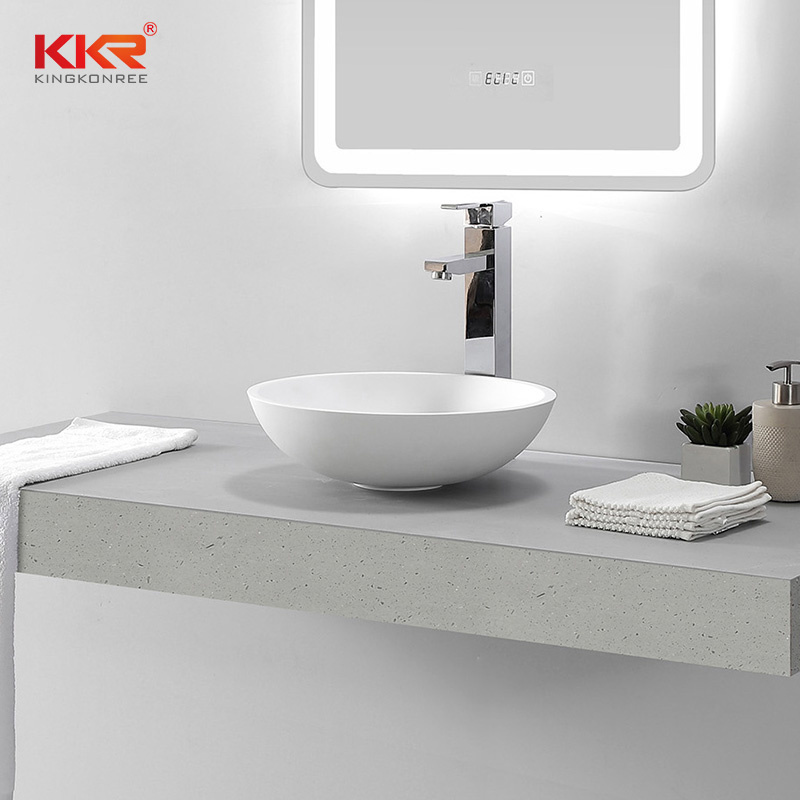 Italian Style Artificial Stone Resin Basin Vessel Bowl Sink