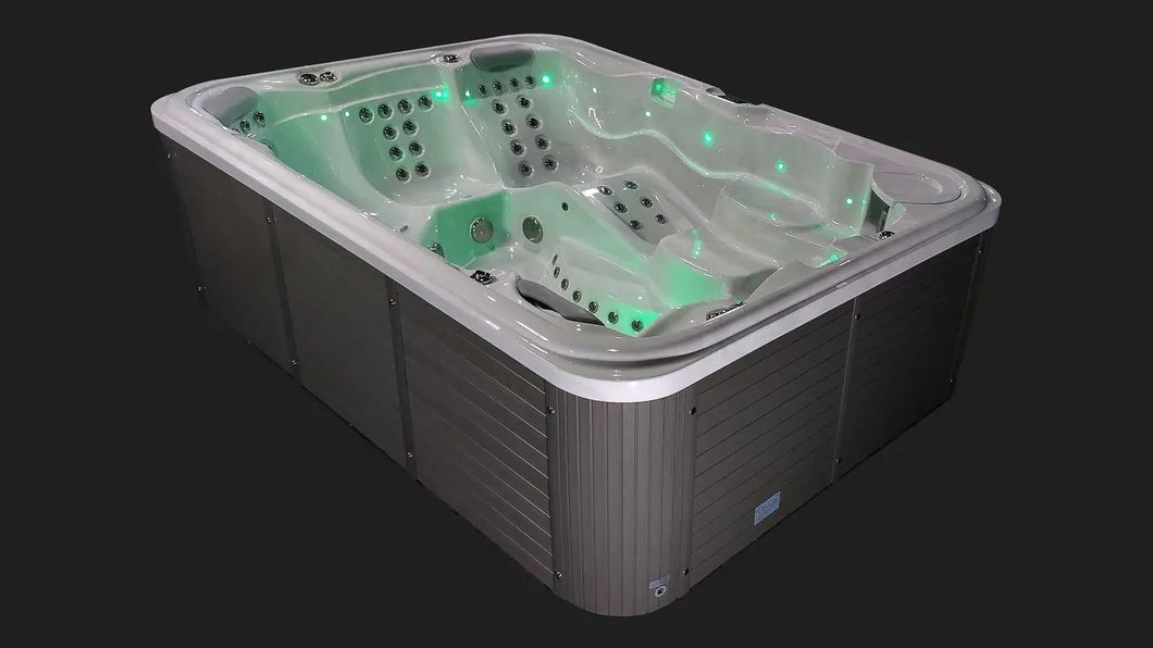 Large Outdoor Balboa System LED Jacuzzi with Economic Price