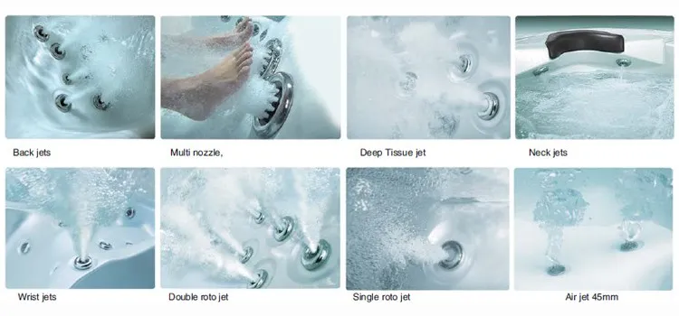 Large Size Acrylic Solid Surface Outdoor Freestanding Hot Tub