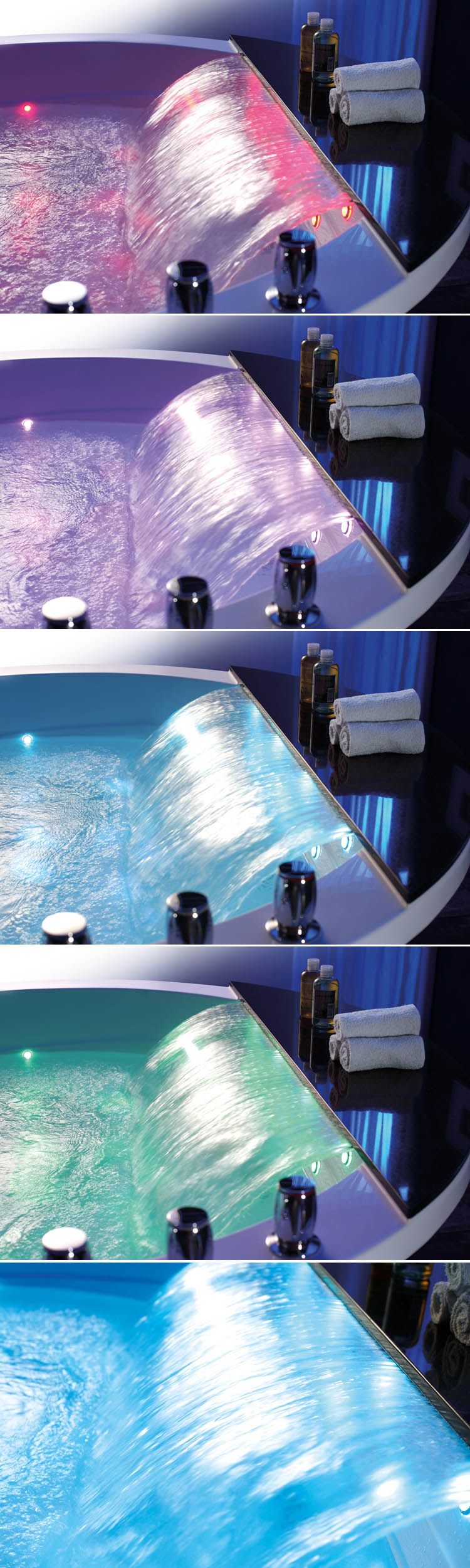 Large Size Drop in Jet Whirlpool Round SPA