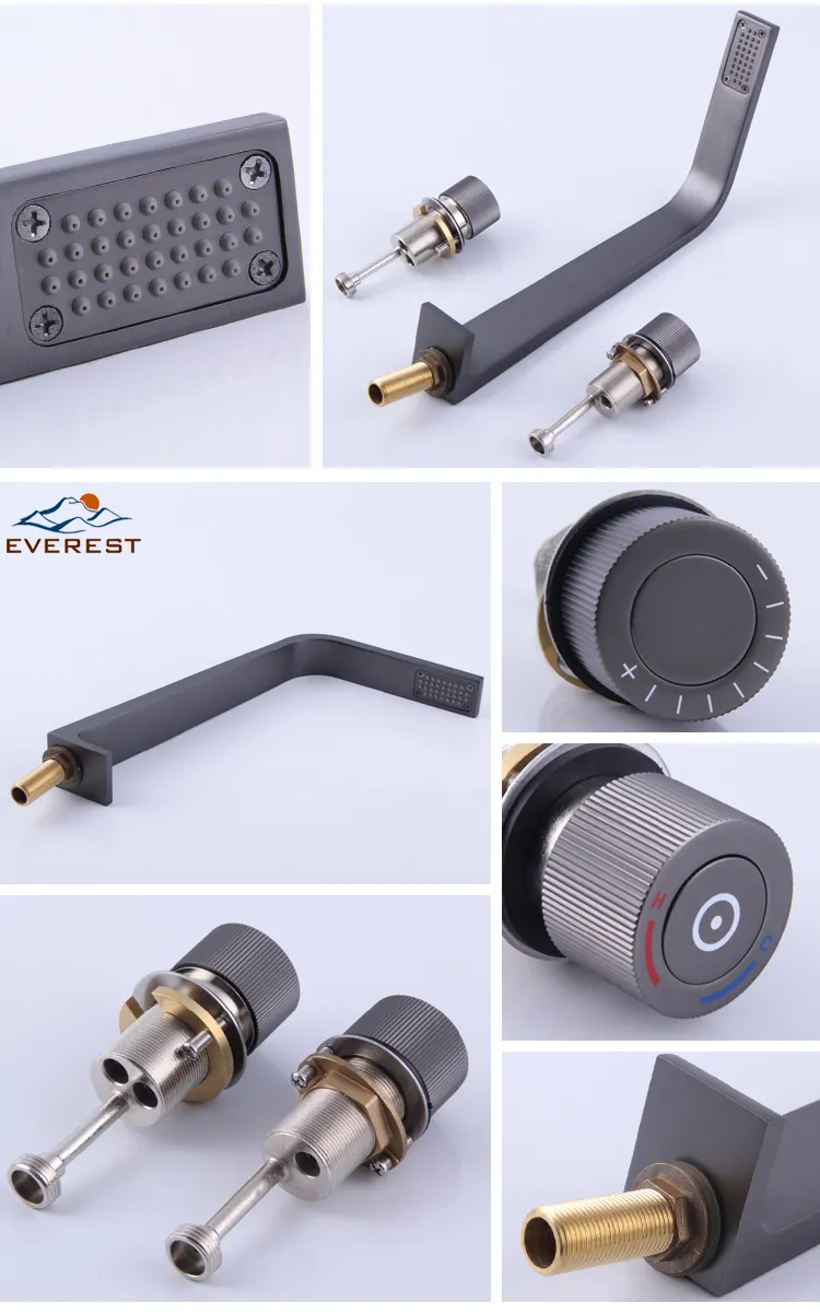 Locke Series High Quality Brass Tap Split Sink Sanitary Ware Bathroom New Design Kitchen Faucet Basin Mixer Tap (ZF-2021C)
