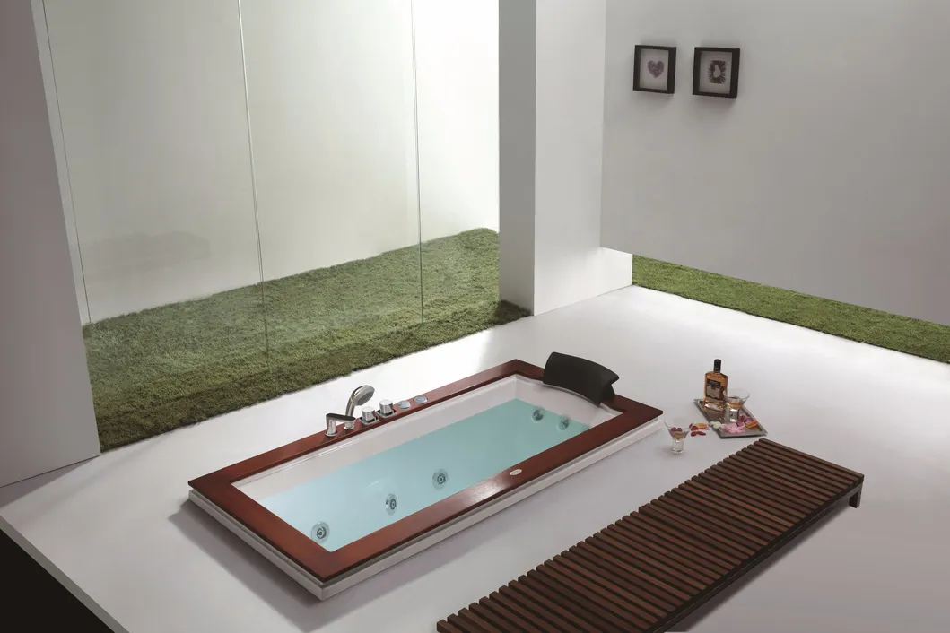 Luxury Acrylic Whirlpool Hot Tub Jacuzzi Massage Bathtub (M-2039)