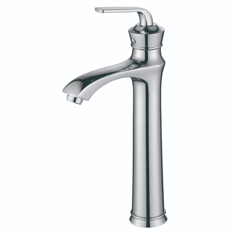Luxury Handle Wear Resistance Hand Polished Gooseneck Brass Kitchen Tap