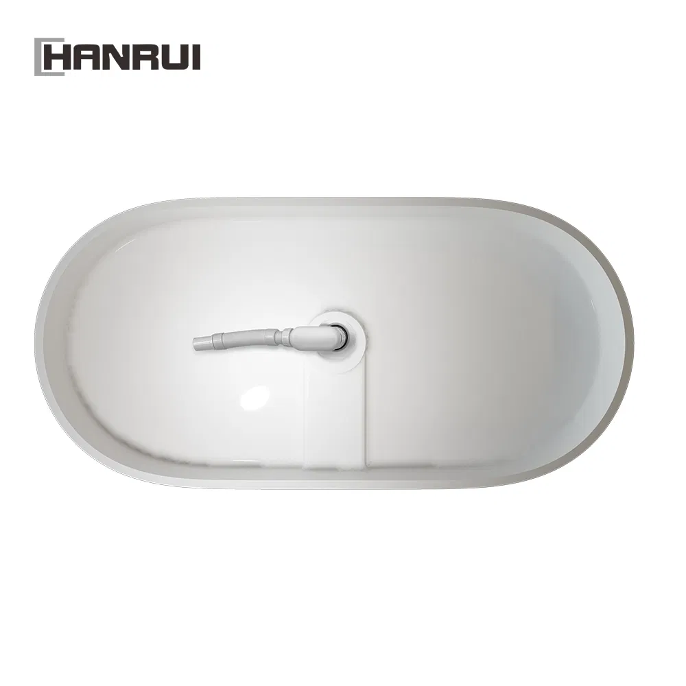 Modern Sanitary Ware Resin Stone Shower Freestanding Bathtub Solid Surface Stone Freestanding Bathtubs