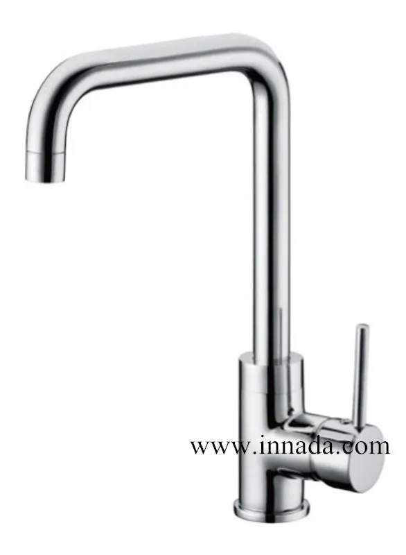 Na8519-2 Made in China Yinada Single Handle Brass Kitchen Sink Mixer Faucet