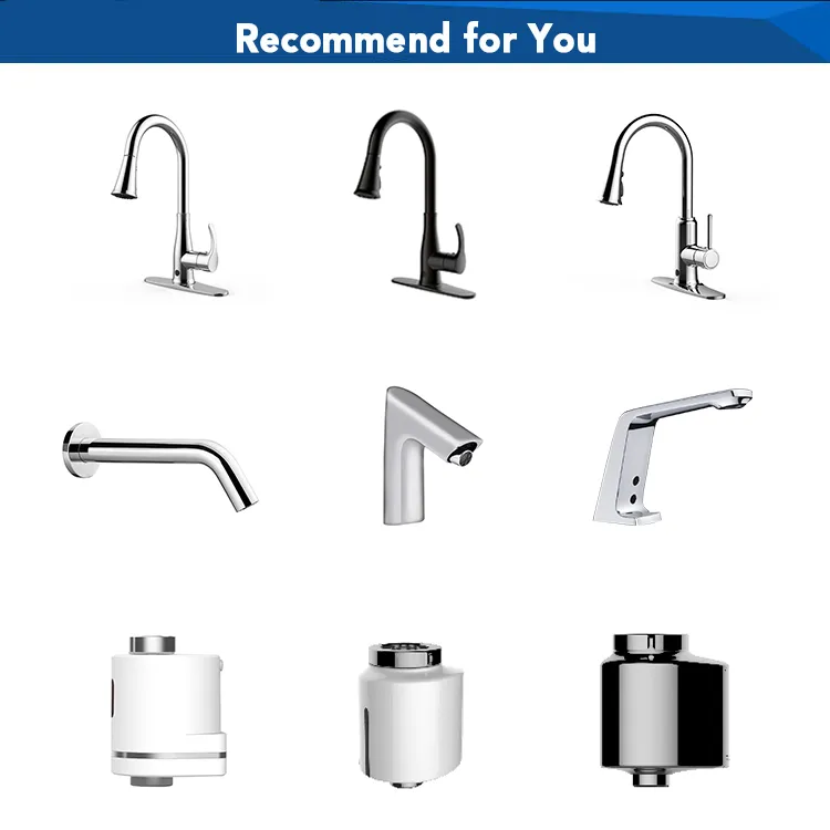New Arrival Brass Auto Stop Water Non Concussive Basin Taps