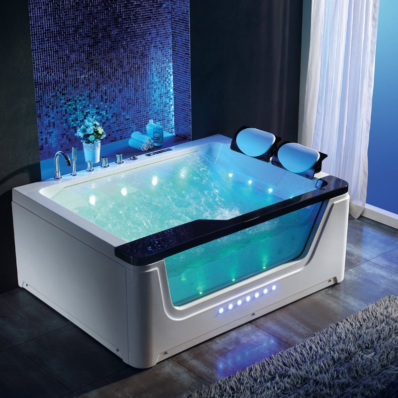 Philippines Modern Popular Style Air Jet Whirlpool Jacuzzi Bathtub