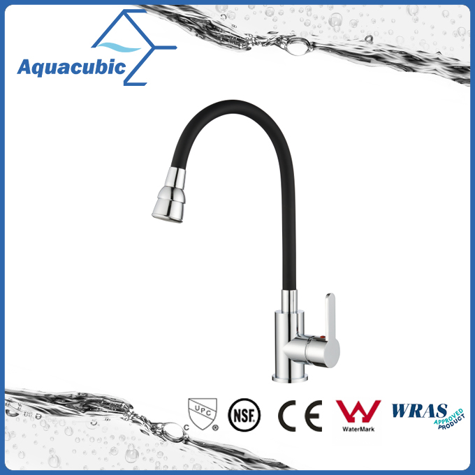 Popular Lead Free Brass Single Handle Kitchen Faucet (AF2404-5C)