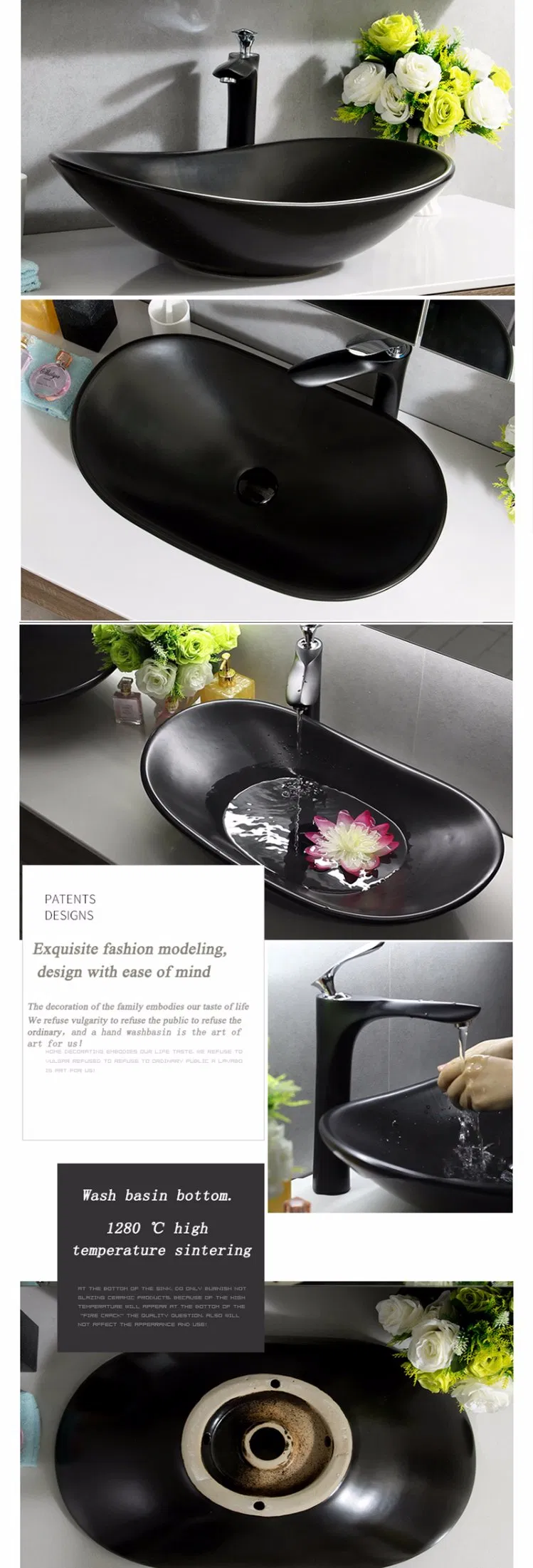 Project Design Wc Washing Basin with Washing Mixer Bc-7017