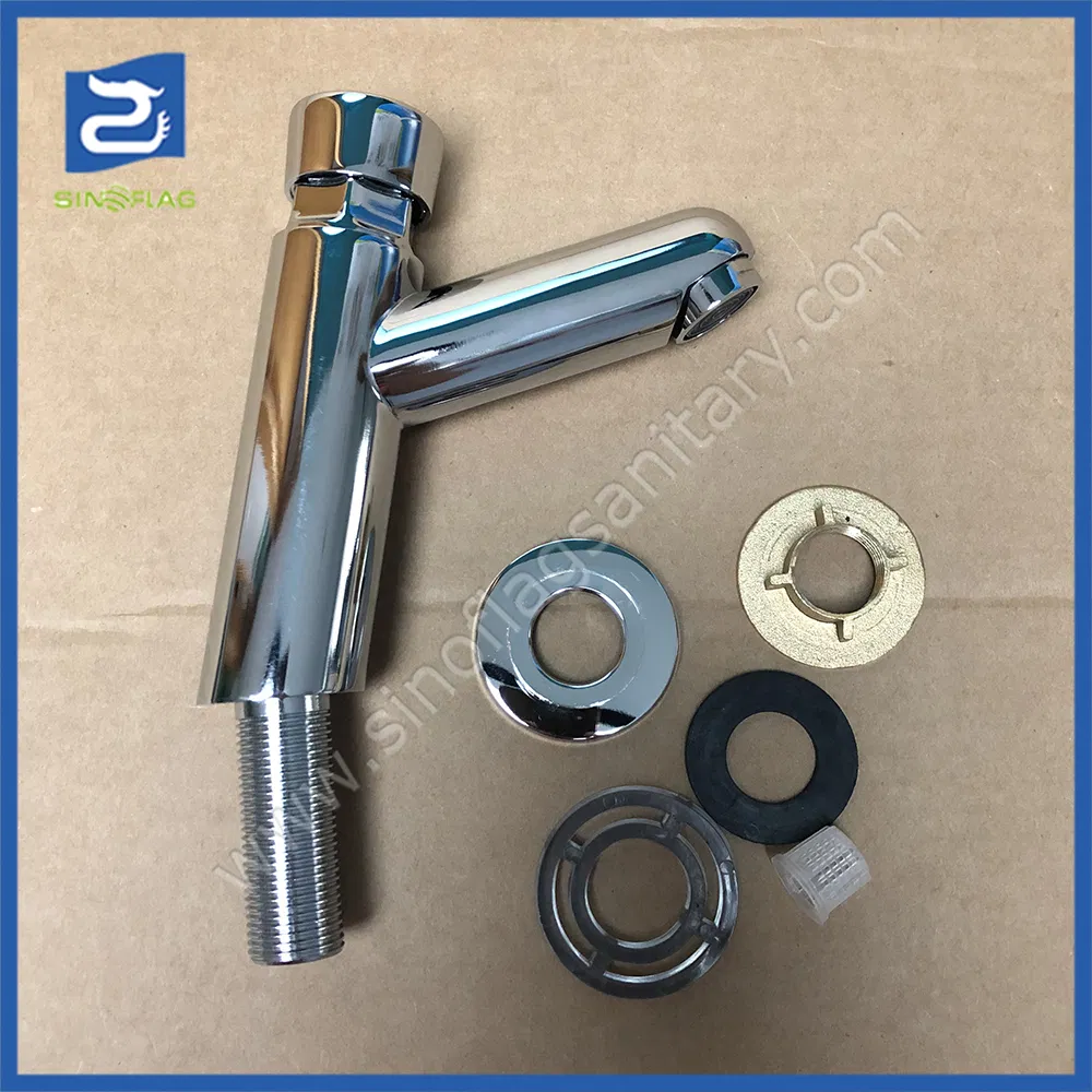 Public Bathroom Self Closing Saving Water Time Delay Basin Tap