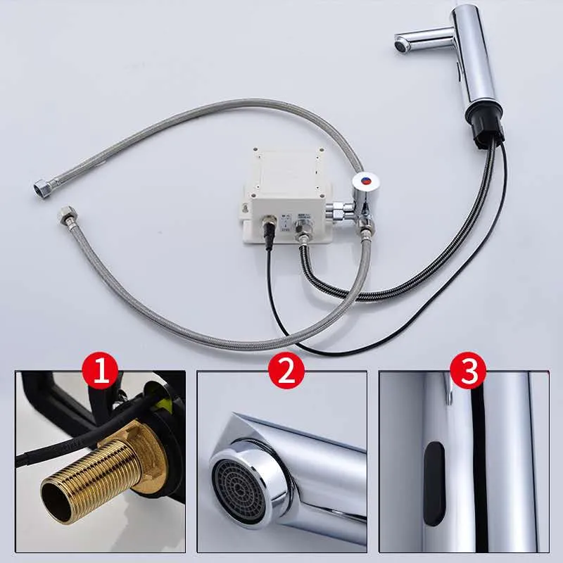 Sairi Simple Design Automatic Touchless Basin&nbsp; Sensor Faucet&nbsp;