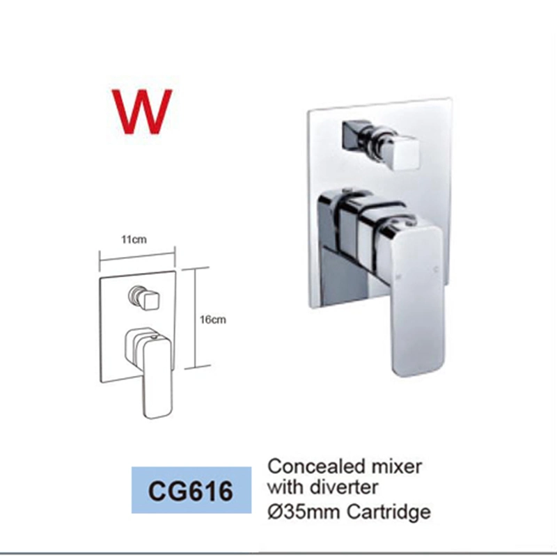 Sanitary Ware Watermark and Wels Approved Chrome Finished Brass Single Lever Basin Tap (HD6041)