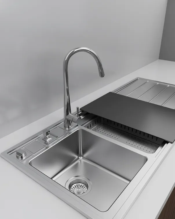 Single Bowl with Drainer Samll Coner for Kitchen Sink