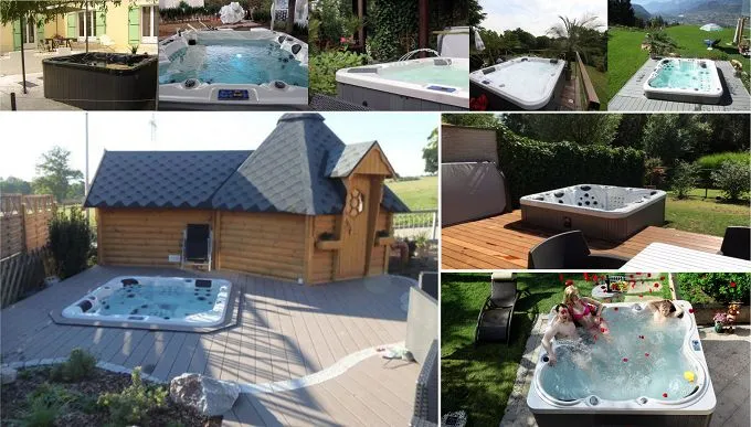 Sparelax Luxury Outdoor Balboa Control Acrylic SPA Jacuzzi Hot Tub Whirlpool 2A12