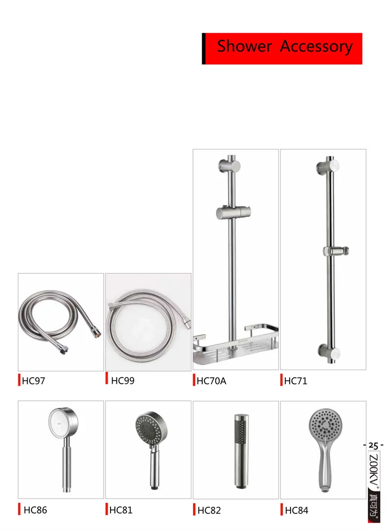 Stainless Steel 8 Rainfall Shower Head High Pressure Hand Spray Wall Mount 2 Dual Function Brush Nickel Single Handle Outdoor Shower Fixture