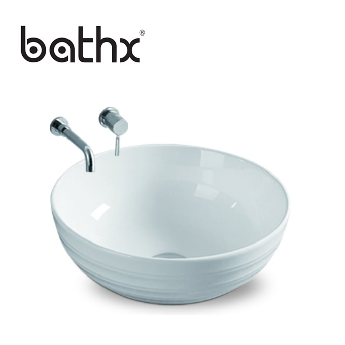 Standard Export Packing Round Artistic Washbasin Sink Decorative White Bathroom Wash Basin